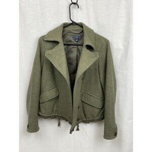 Gap 100% Wool Jacket, Women's Size Small, Military Peacoat, Excellent Condition